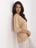 Stylowa bluzka w kolorze camel