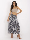 Elegancka midi spódnica w granatowej kolorze