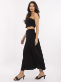 Elegancka czarna midi spódnica