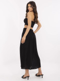 Elegancka czarna midi spódnica