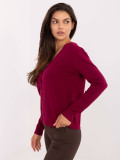 Sweter-PM-SW-M1620.68-bordowy