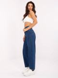 Spodnie jeans-RO-SP-2503.64-ciemny niebieski