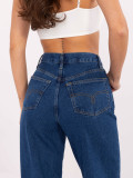 Spodnie jeans-RO-SP-2503.64-ciemny niebieski