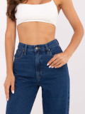Spodnie jeans-RO-SP-2503.64-ciemny niebieski