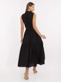Elegancka maxi sukienka z falbanami