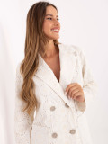 Elegancka ecru marynarka