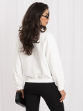 Elegancka bluza ecru z aplikacją