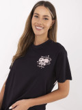 Stylowe szare t-shirt z nadrukiem