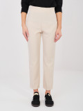 Eleganckie beżowe spodnie cygaretki