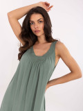 Sukienka-TW-SK-BI-L0125.52-khaki