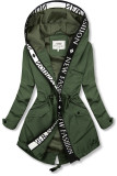 Oliwkowo-zielona parka FASHION