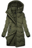 Zimowa kurtka z kapturem SNOW khaki