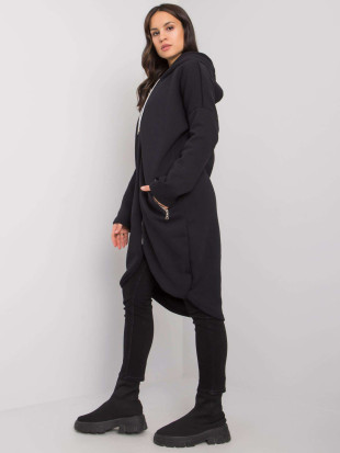 Stylowa czarna bluza z kapturem