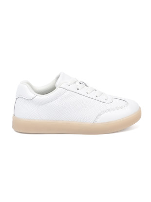 Białe damskie sneakersy