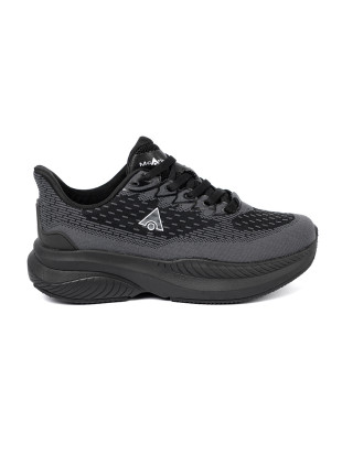 Lekkie czarne sneakersy z oddychającą cholewką McArthur