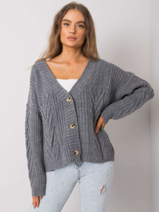 Grafitowy oversize sweter OCH BELLA
