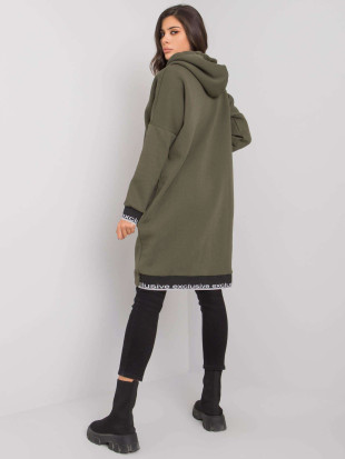 Khaki damska rozpinana bluza