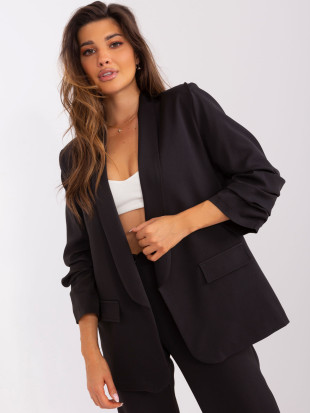 Elegancka czarna marynarka
