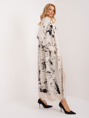 Stylowy kardigan w jasnym beżowym