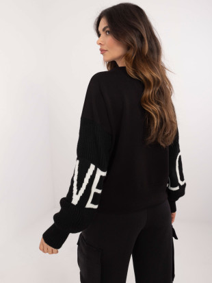 Stylowa czarna bluza