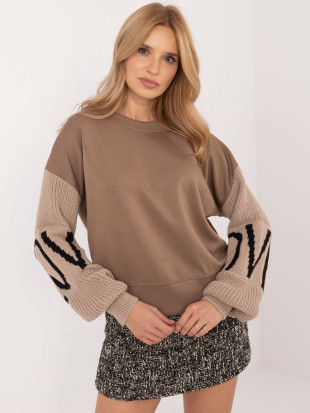 Stylowa beżowa bluza