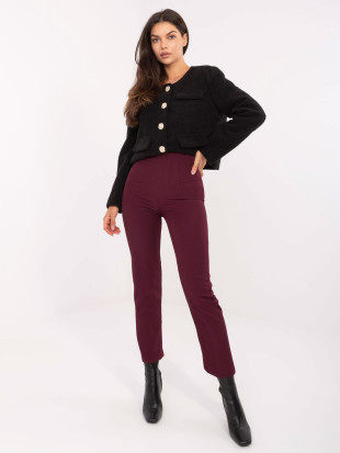 Spodnie-IT-SP-FL9069.00-bordowy