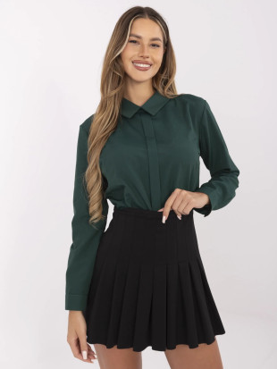 Elegancka bluzka w ciemnozielonym kolorze