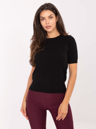Elegancki czarny sweter