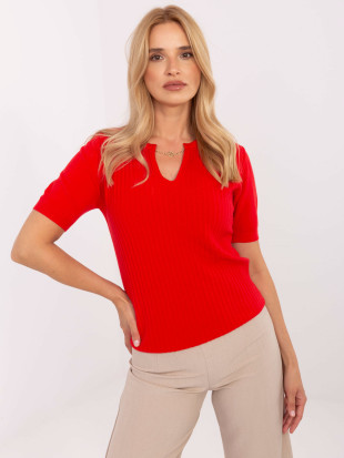 Sweter-PM-SW-PM-5053.39-czerwony