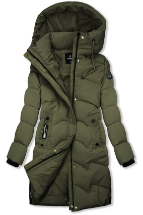 Zimowa kurtka z kapturem SNOW khaki